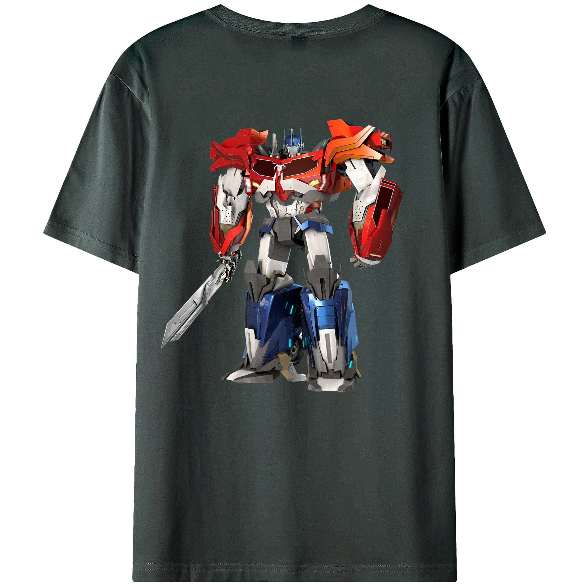 （画像用）  綿100％ メンズ半袖Tシャツ（バックプリント） 通気性